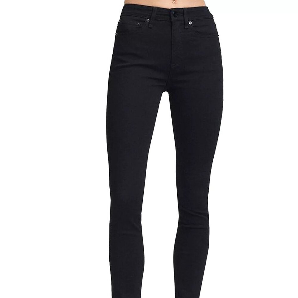 Rag & Bone Nina High Rise Skinny Jeans in black